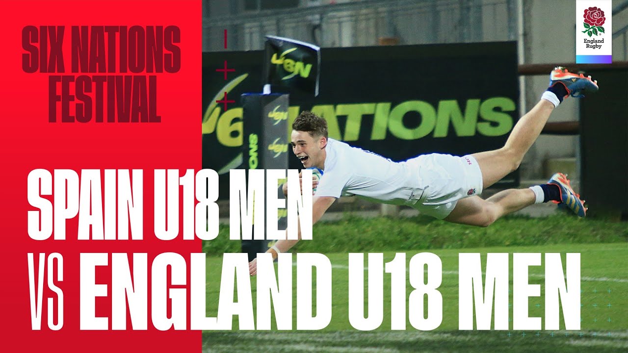 LIVE | England U18 Men v Spain U18 Men | Six Nations Festival | Vichy, France