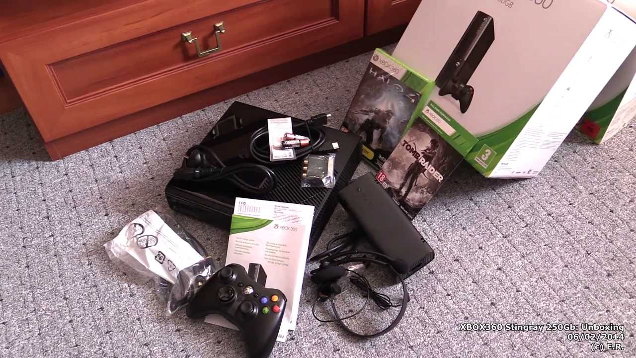 XBOX360 Stingray (XBOX360 E) 250Gb: Unboxing