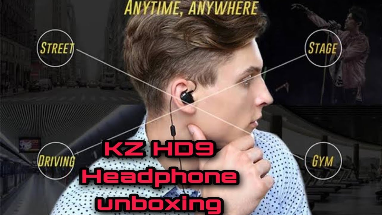 KZ HD9 unboxing