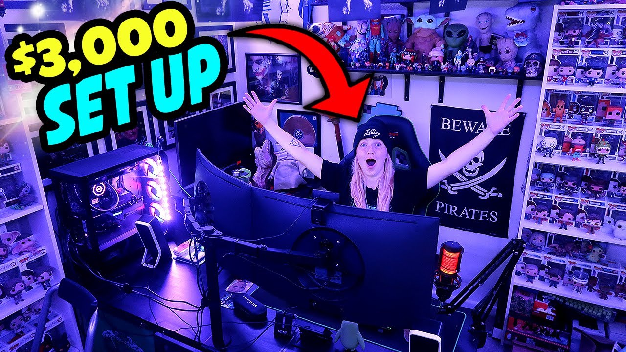 My NEW $3,000 Gaming / Office Setup Tour!