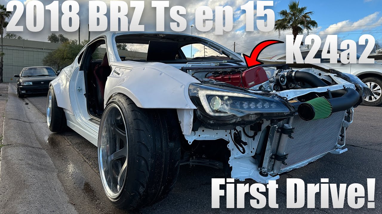 2018 BRZ TS Build ep. 15,  The BRZ goes for its first drive!