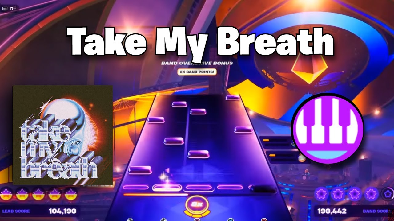 Fortnite Festival - "Take My Breath" Expert Lead 100% Flawless (156,655) (PS4)