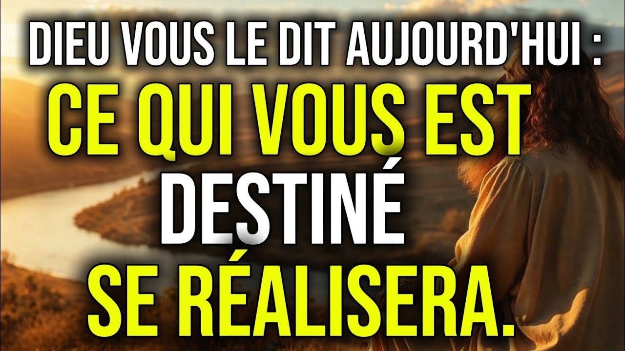 Dieu vous parle aujourd'hui… Ce qui vous est destiné arrivera au moment opportun.
