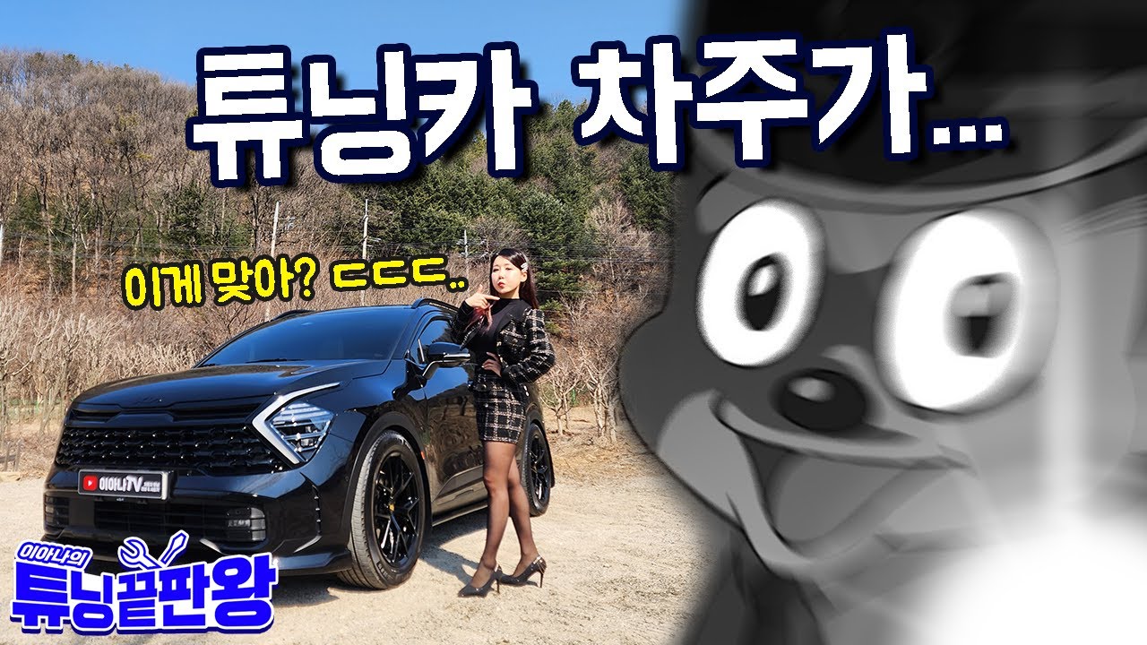 적군이 아니라 튜닝카 차주라고!! 스포티지 NQ5 튜닝끝판왕