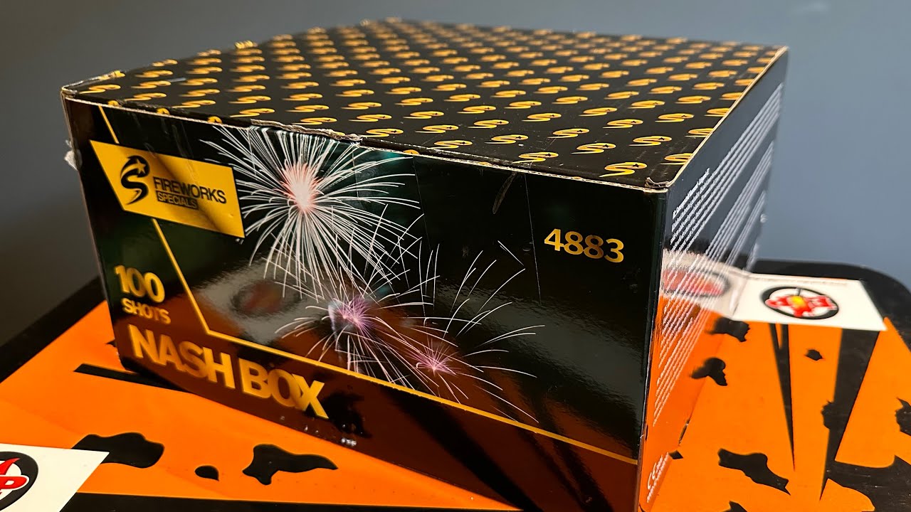 Nash Box : Fireworks Specials : 100 shots : 25 mm : Compound : Straatfilm
