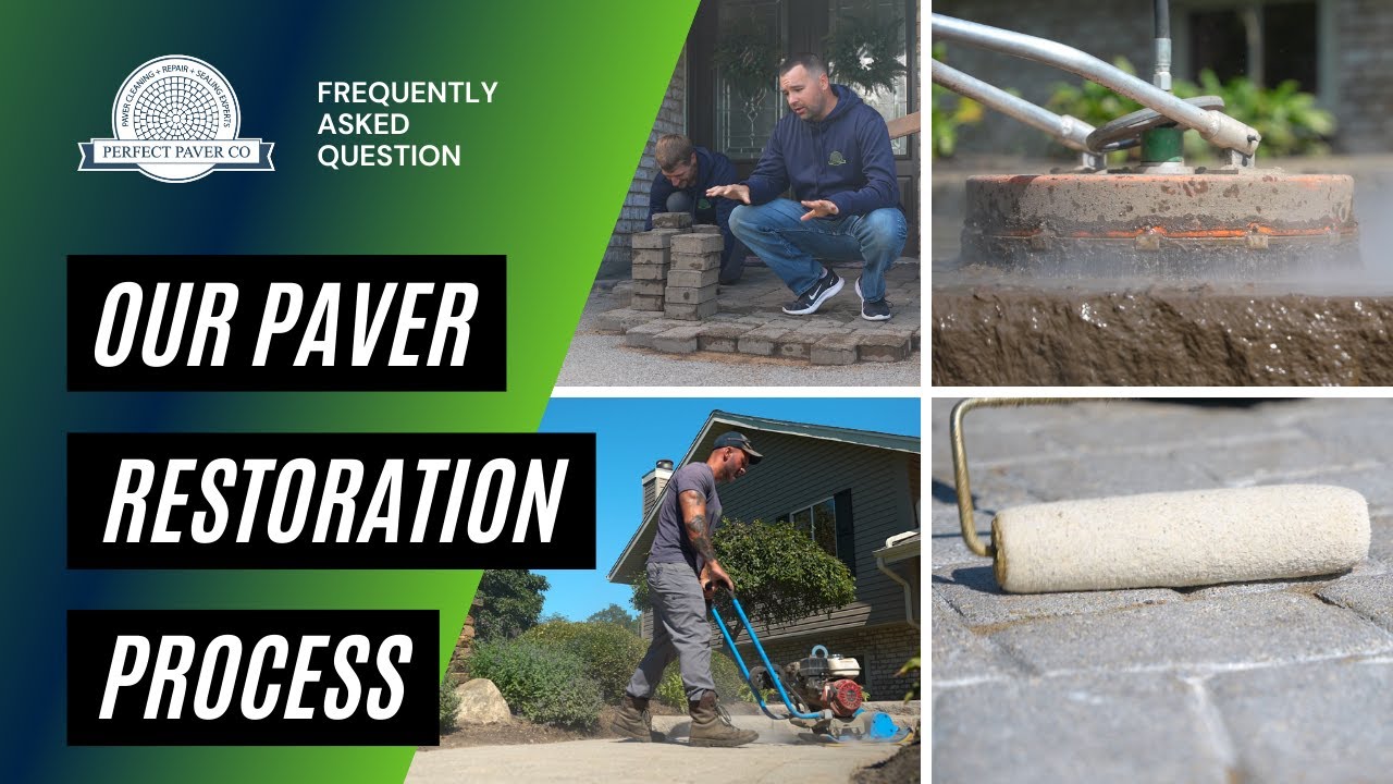 Perfect Paver Co Paver Restoration Process | Paver Repair and Paver Sealing