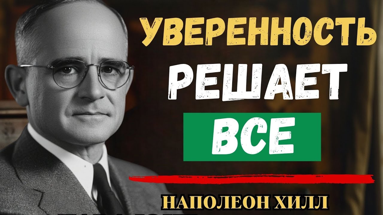 Твоё Мышление решает всё: Оставайся Спокойным и Уверенным | Наполеон Хилл