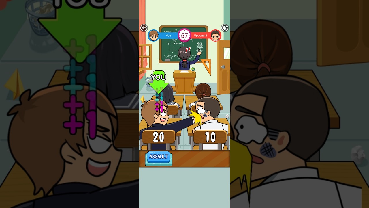 SLAP FIGHT CLASSROOM FUNNY #shorts #slapfighting #puzzlecollection