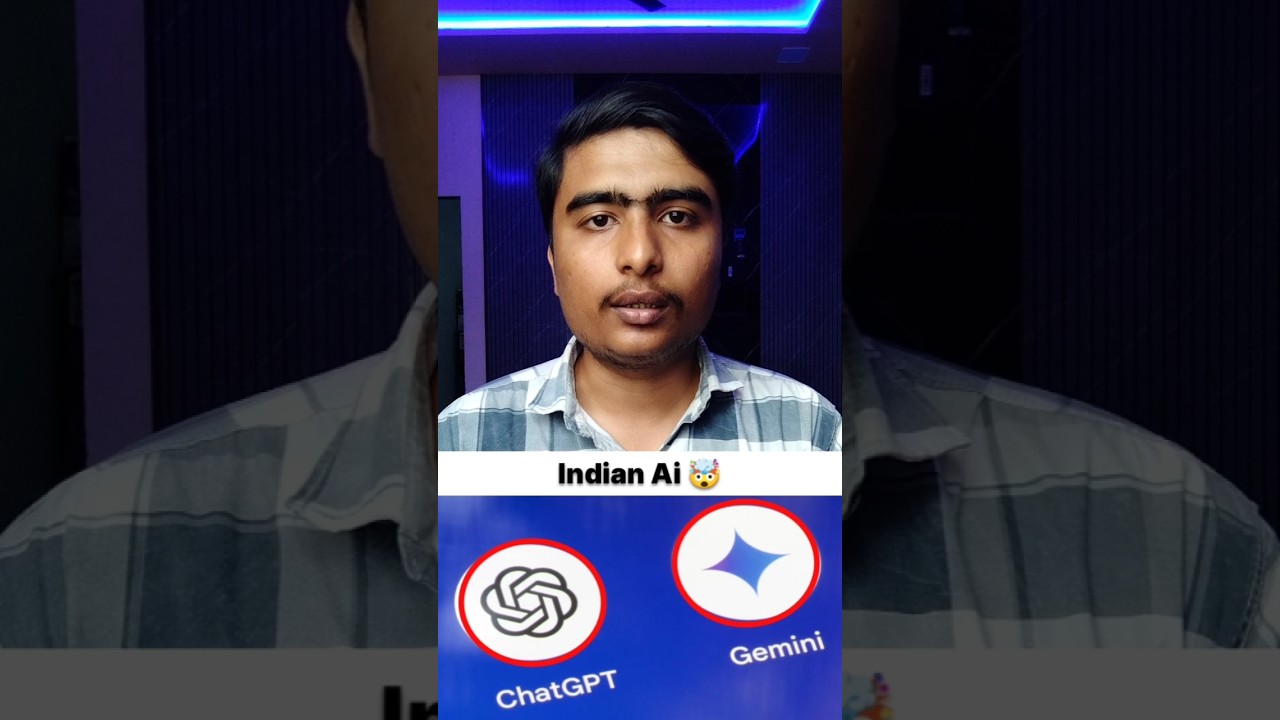 ChatGPT Ko Takkar! 🤯 India Launch Kar Raha Apna Desi AI Model! #ai