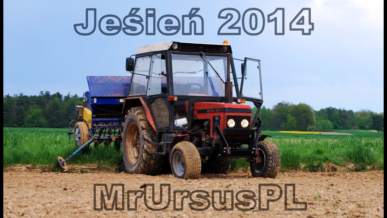 Orka, siew rzepaku i pszenicy, jesień 2014 ツ MrUrsusPL ツ | Zetor 7211, Ursus 914, 1012, C - 360 3P |