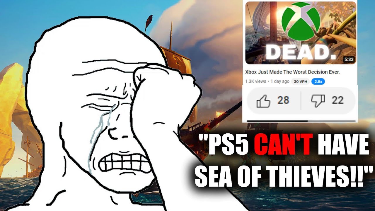 “Sea of Thieves will RUIN Xbox if more people play it” Xbox & PS5 Fanboys are PATHETIC