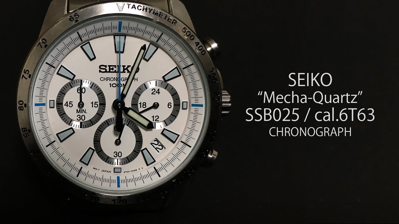 SEIKO SSB025P1/cal.6T63 Mecha-Quartz Chronograph