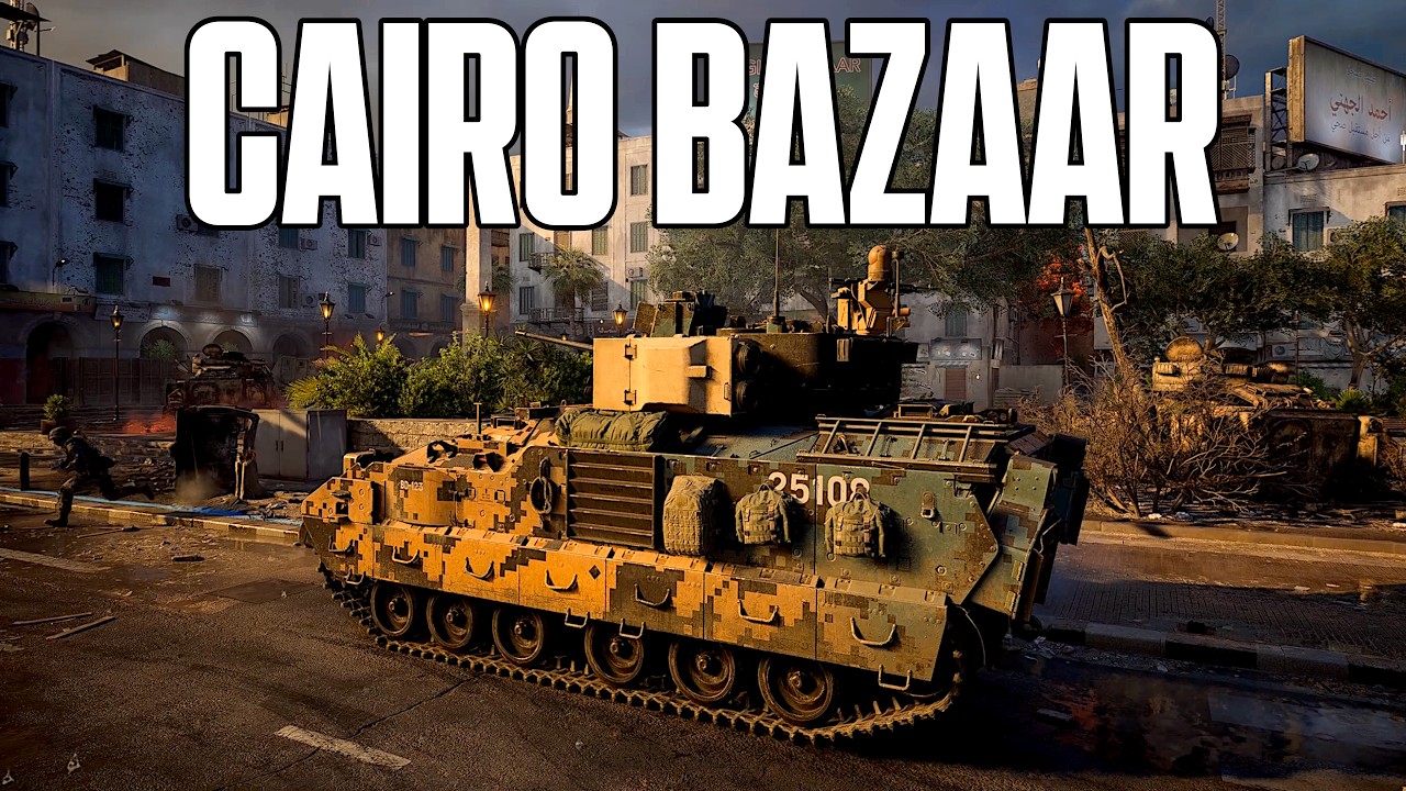 NEW Battlefield 6 Map - M3A3 Bradley Gameplay [64-0] | Cairo Bazaar