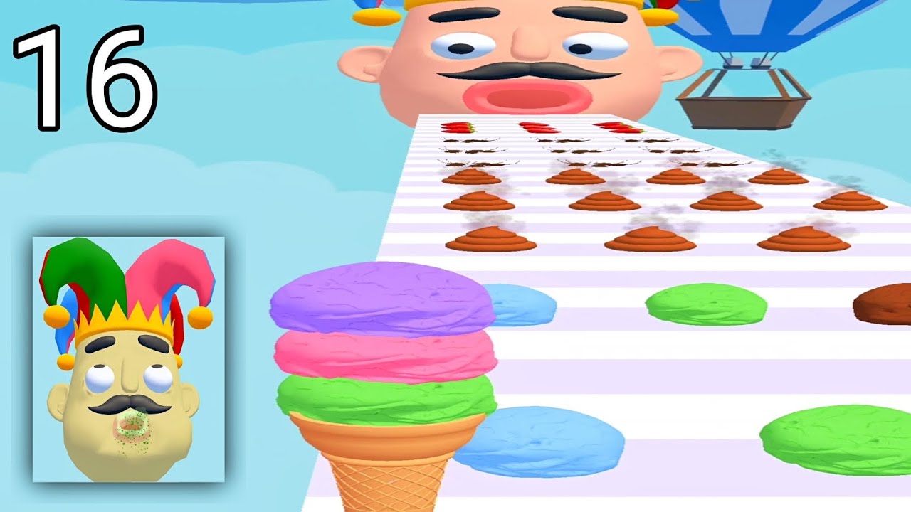 Stacky Ice Cream Runner! Satisfying and Relaxing Gameplay Part 16