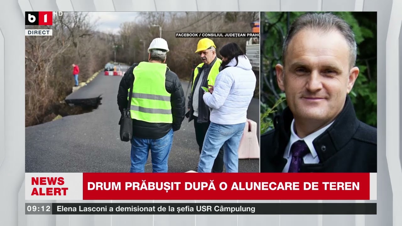 VIRGIL NANU, PREȘEDITE CJ PRAHOVA, DESPRE DRUMUL PRĂBUȘIT DIN CÂMPINA  MĂSURI_Știri B1TV_29 ian.2026