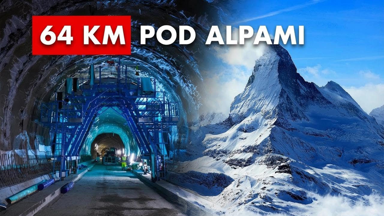 Nejdelší tunely světa, které navždy změní Evropu