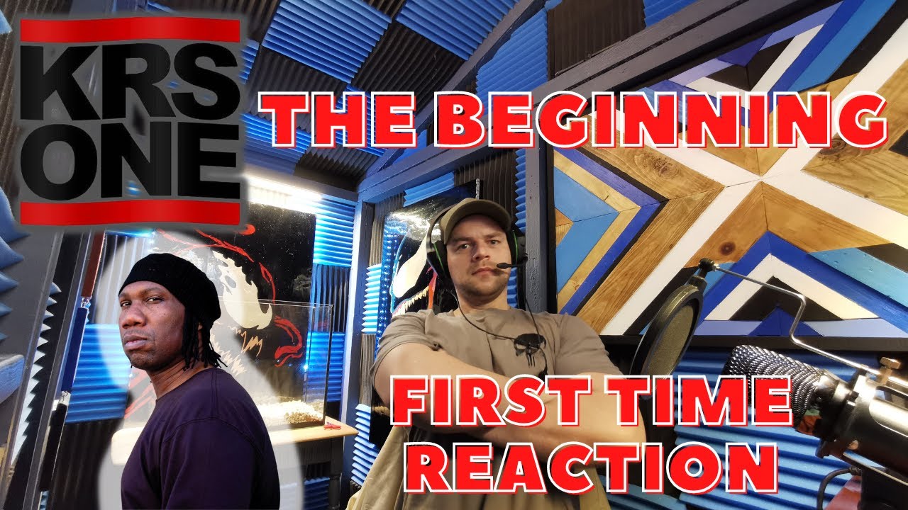 KRS ONE FIRST TIME REACTION THE BEGINNING ( CANNOT BELIEVE I HAVE NEVER HEARD THIS GUY 🤯🤯