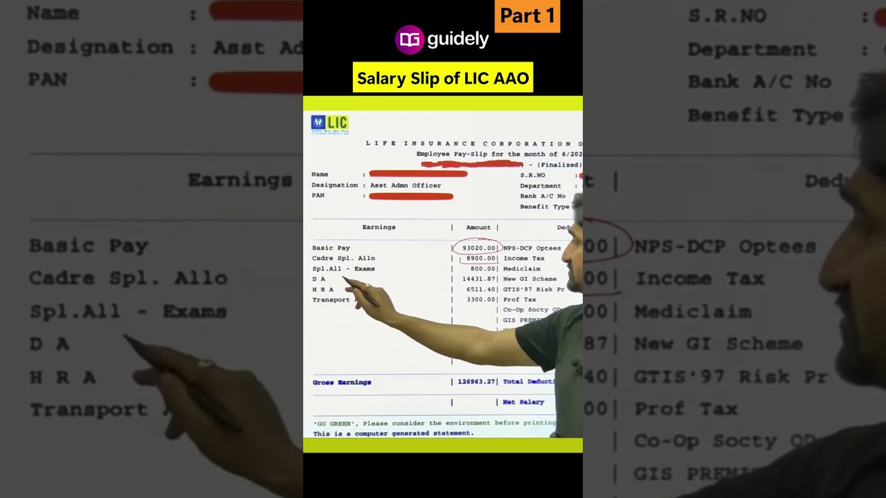 LIC AAO Salary and Perks 2025 | GA By Aditya Sir #guidely #licaao2025 #lic #guidely #shorts #salary