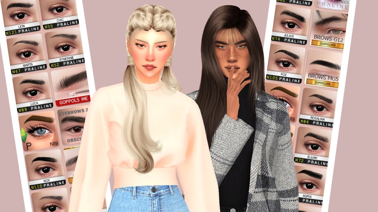 My full eyebrow collection💖(200 eyebrows links ofc)