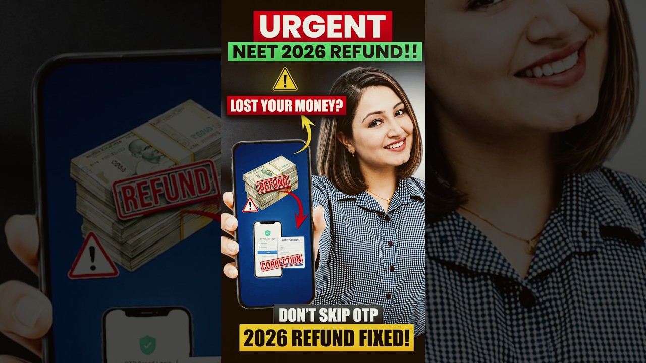 RE-NEET 2026 Refund Update | Correction Window Open #neet2026 #neet #reneet2026 #neetug #refund #nta