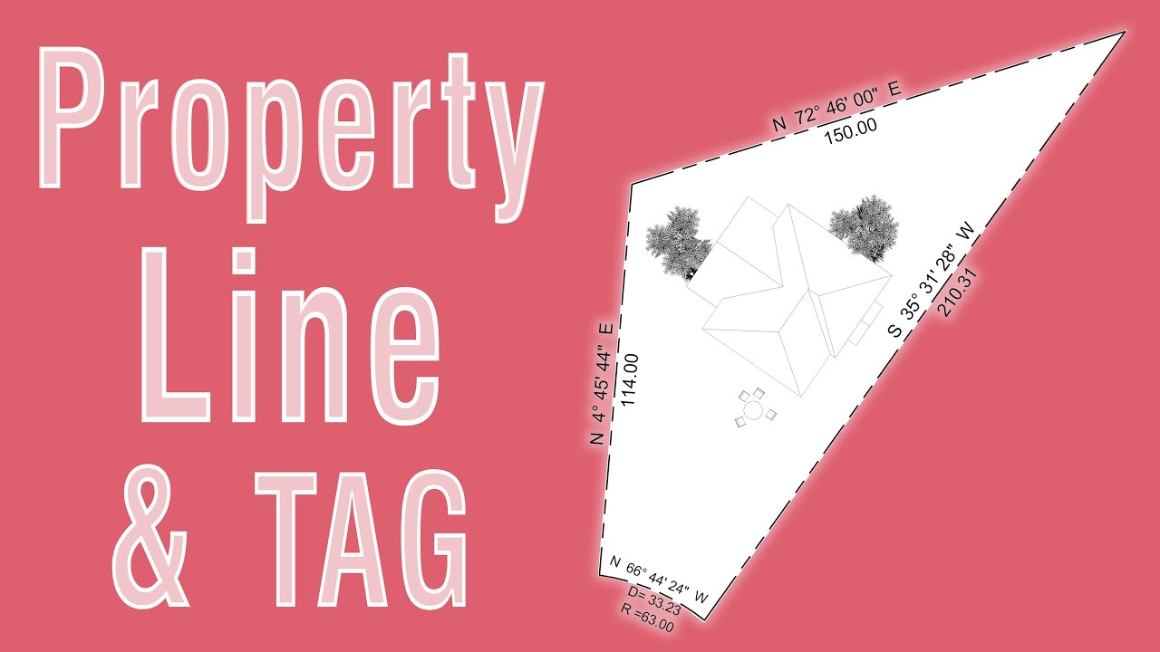 📐 Как нарисовать границы участка в REVIT и пометить их тегами?