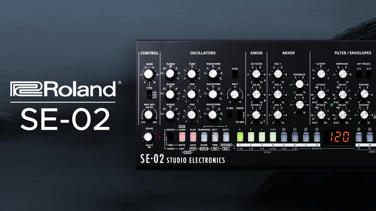 Roland SE-02 Sound Demo (no talking) with Meris LVX