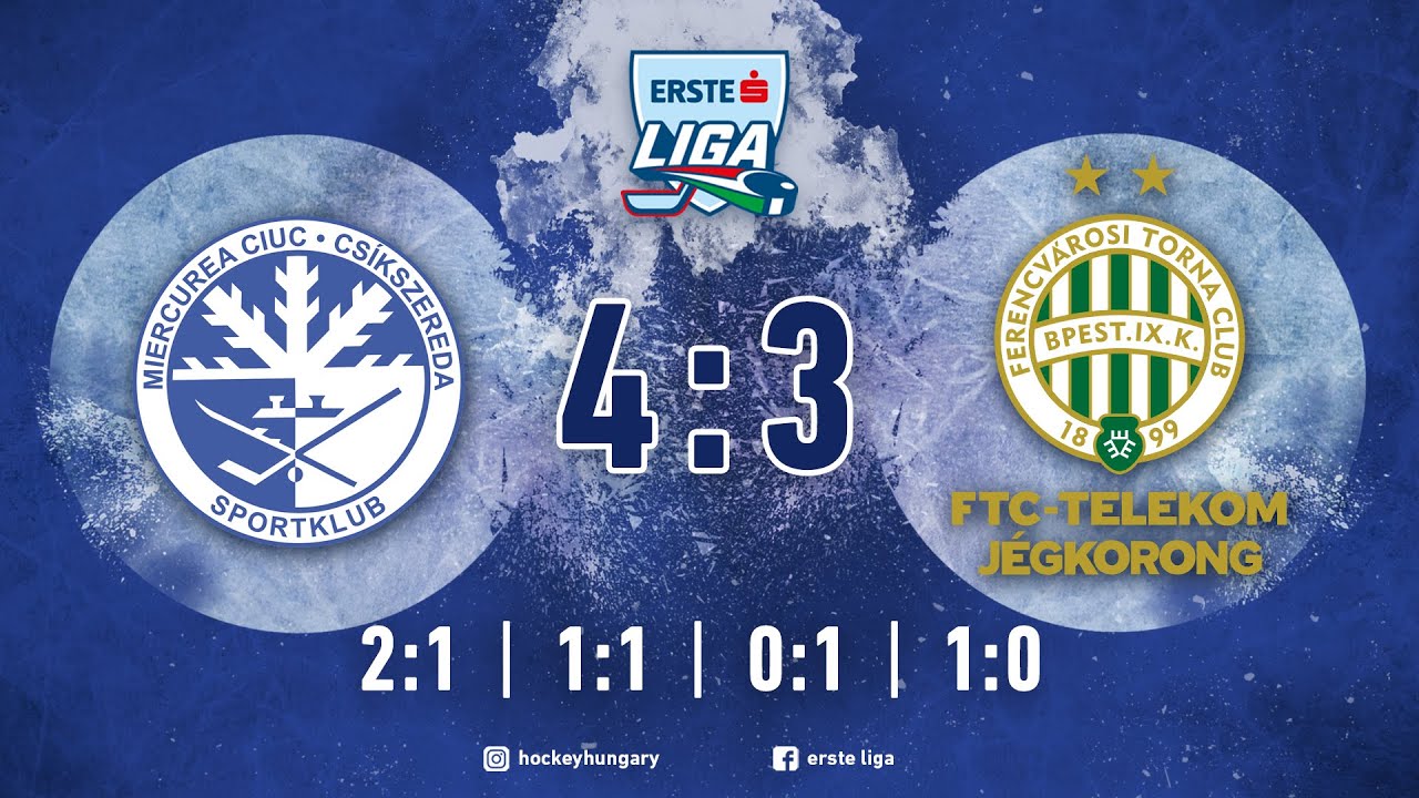 Összefoglaló EL 217 - SPORT CLUB CSÍKSZEREDA - FTC-TELEKOM 4:3 20210325