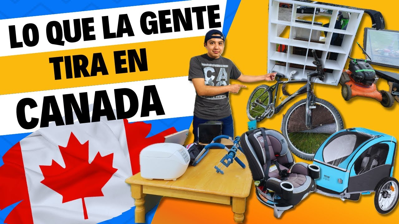 Lo que tiran en CANADÁ // Día de limpieza
