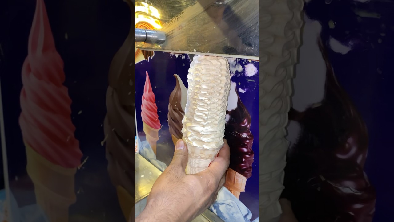 Jumbo vanilla chocolate cup ice cream #punjabisong #foryou #streetfood #viralvideo #food #icecream