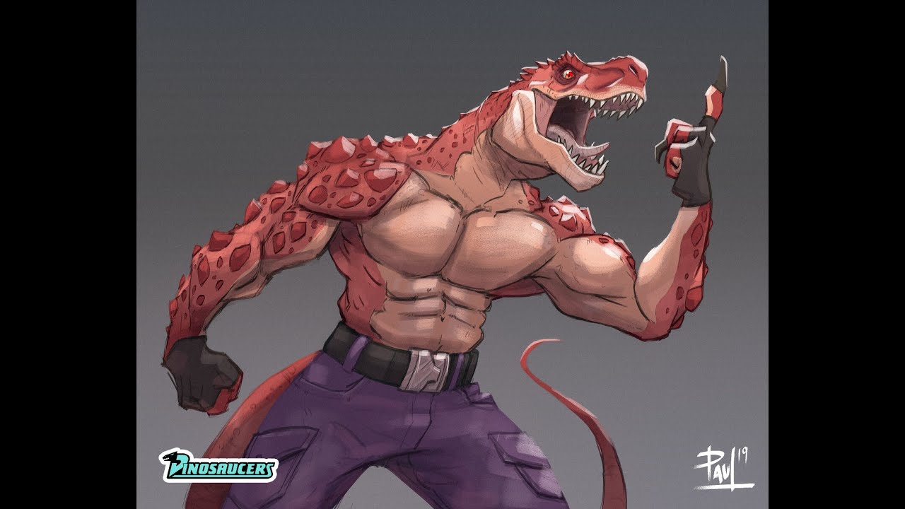 Genghis Rex # 1 Escultura en Vivo - Blocking