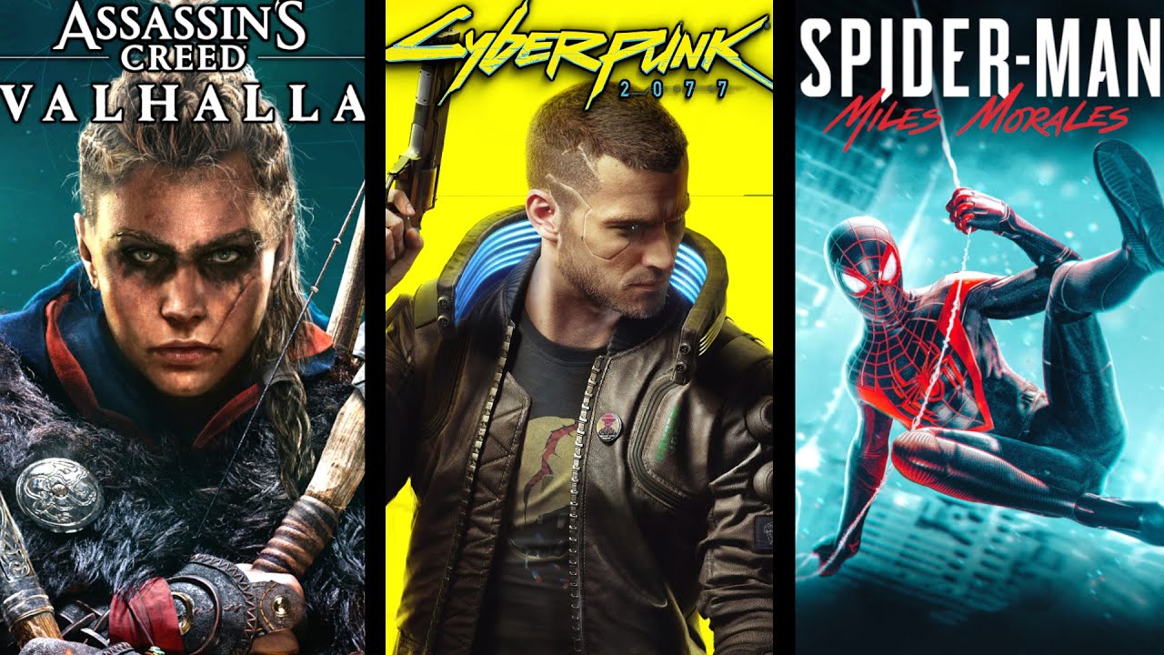 PREMIERY GIER - LISTOPAD 2020 (Cyberpunk 2077, Spider-Man Miles Morales, Assassin's Creed Valhalla)