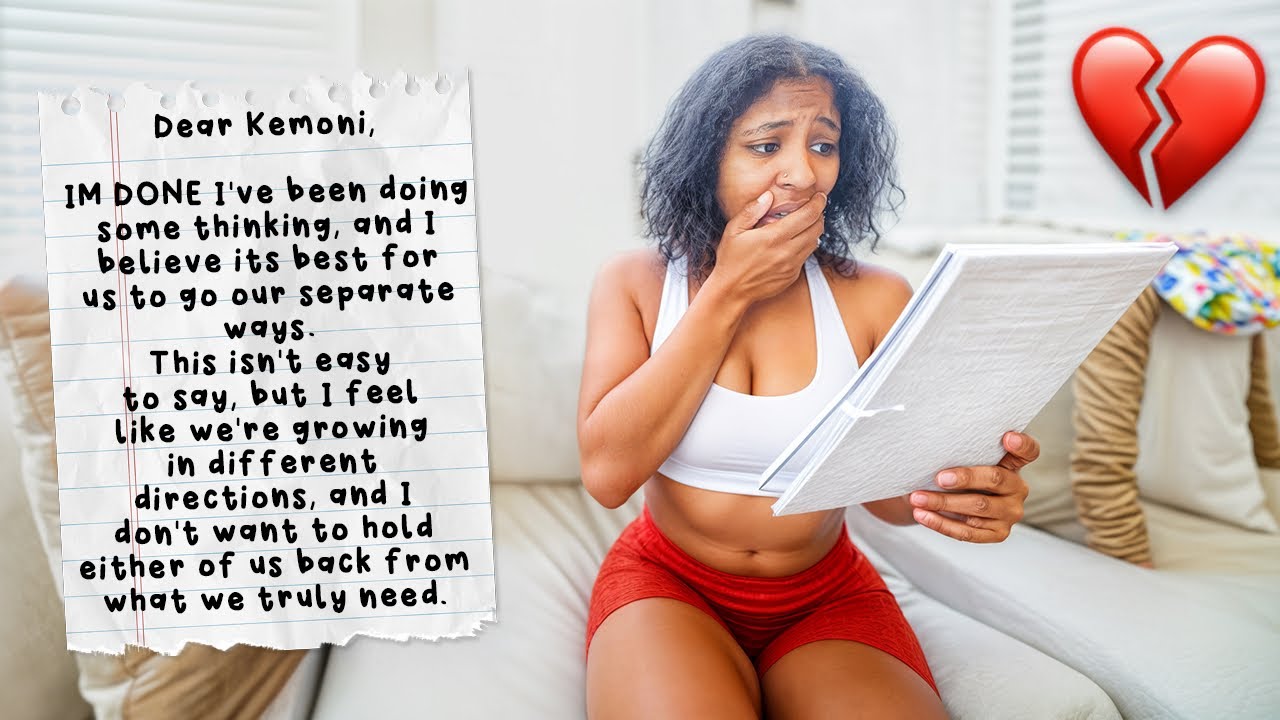 LEAVING OUT A &ldquo;BREAK UP&rdquo; LETTER TO SEE MY GIRLFRIEND REACTION!!