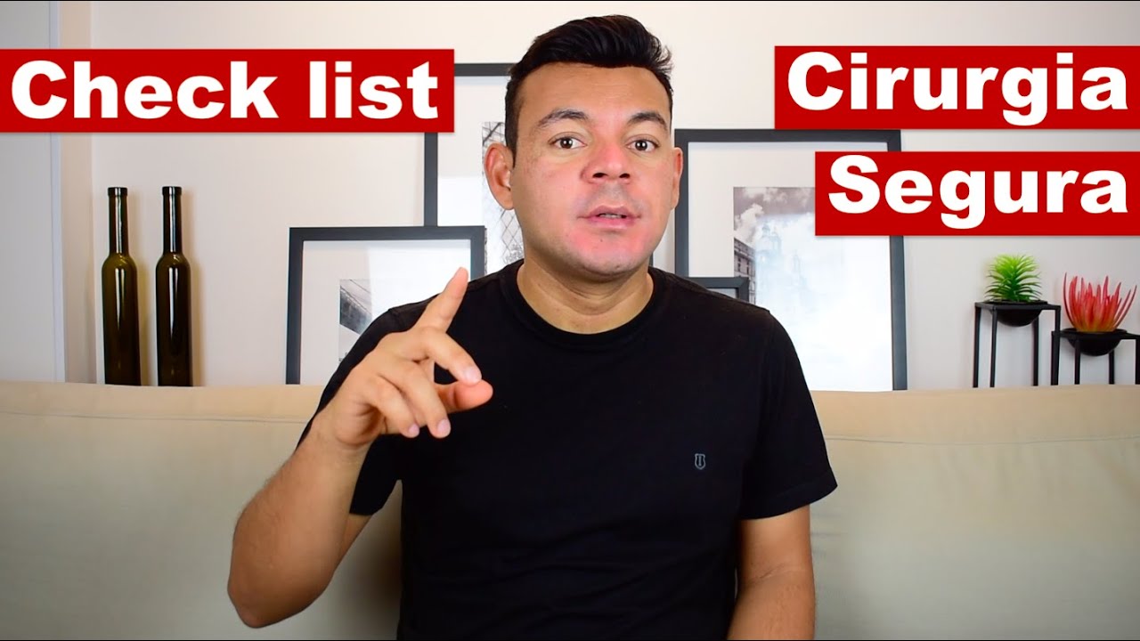 Já fez um check list de cirurgia segura?
