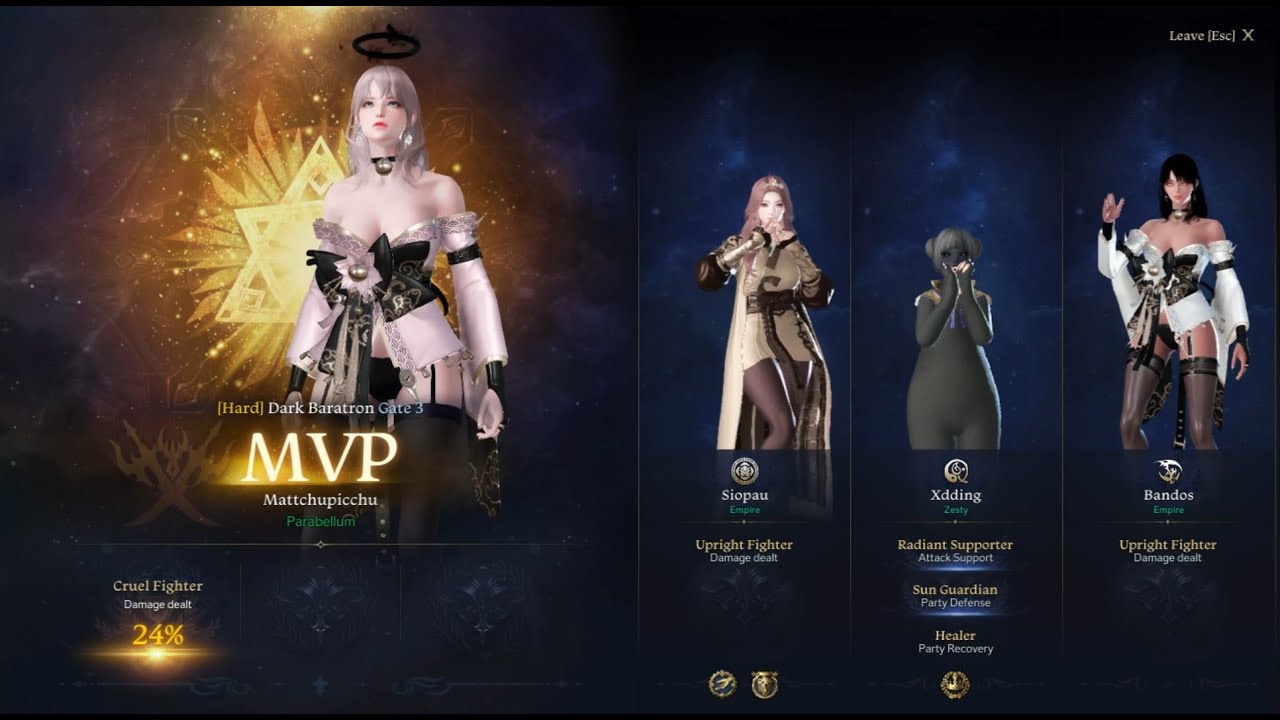 Lost Ark Surge Deathblade Thaemine HM G3 Clear (24% DMG MVP)