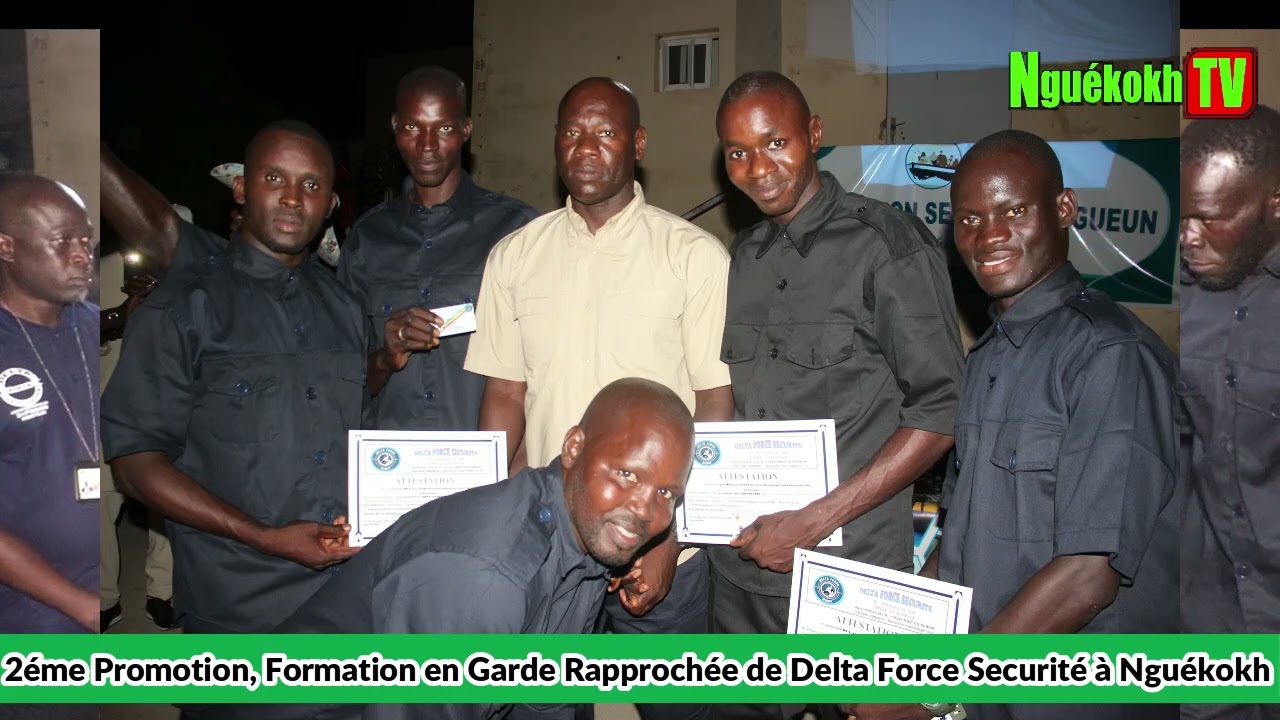 P2 DELTA FORCE SÉCURITÉ 2EM PROMO FORMATION EN GARDE RAPPROCHÉE A NGUEKOKH juillet 2024