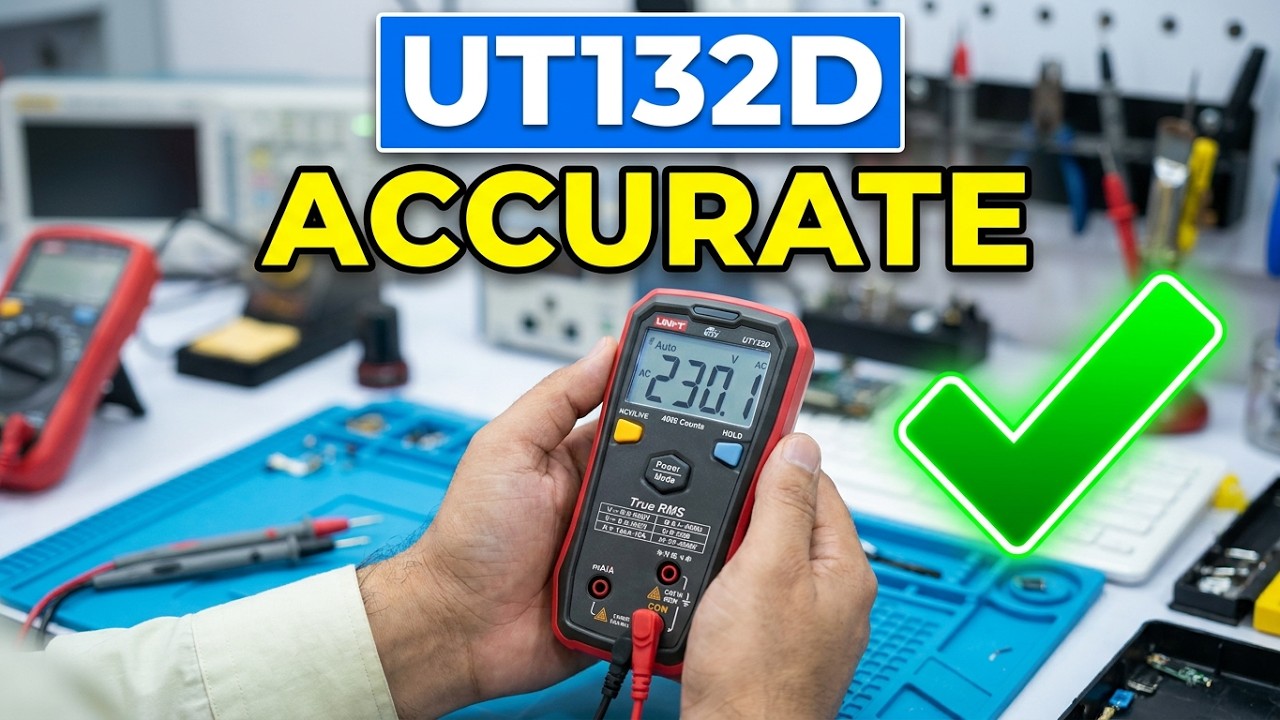 How to use UNI-T UT132D Multimeter | Accuracy Test & Special Functions Review