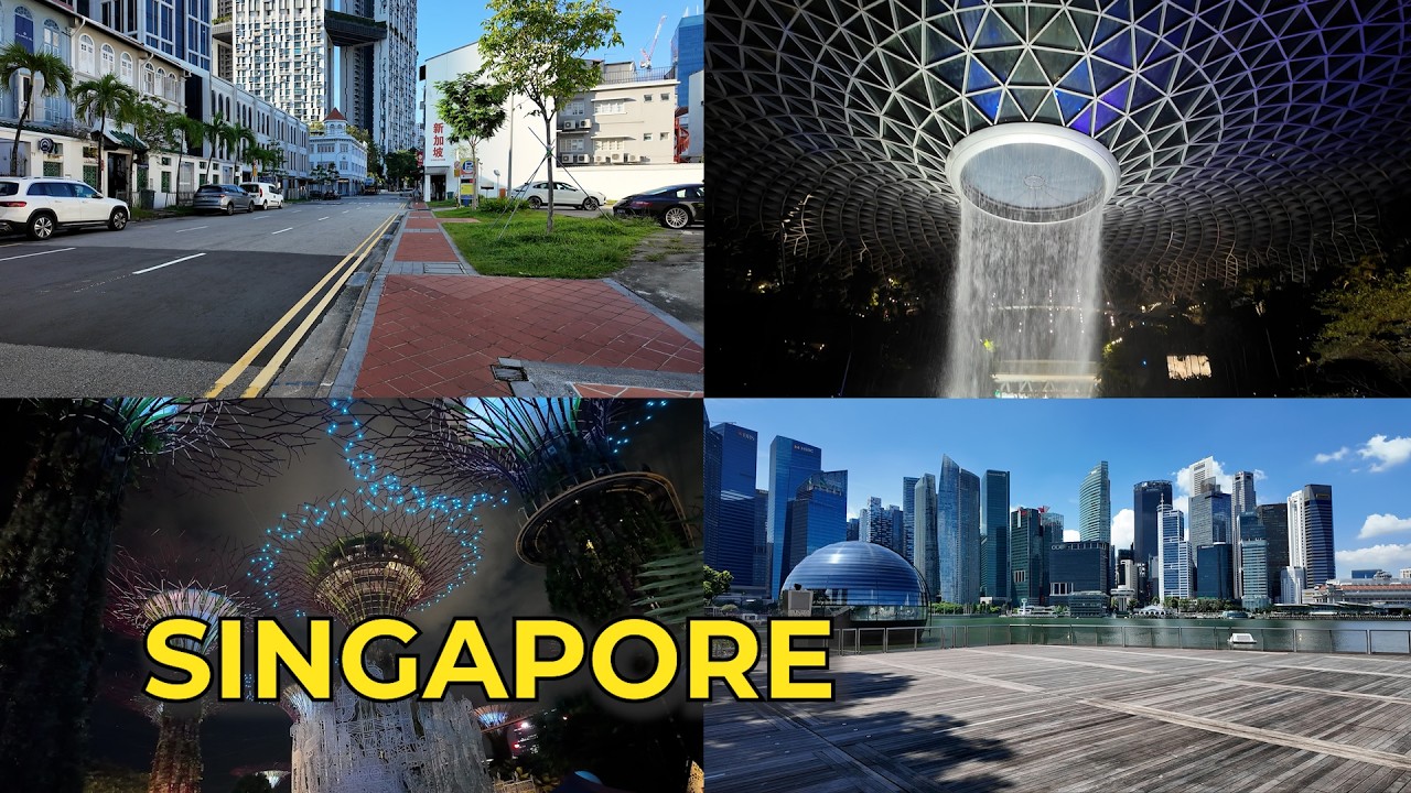 Walking Through Singapore 🇸🇬 | City Streets, Quiet Moments & Festive Lights