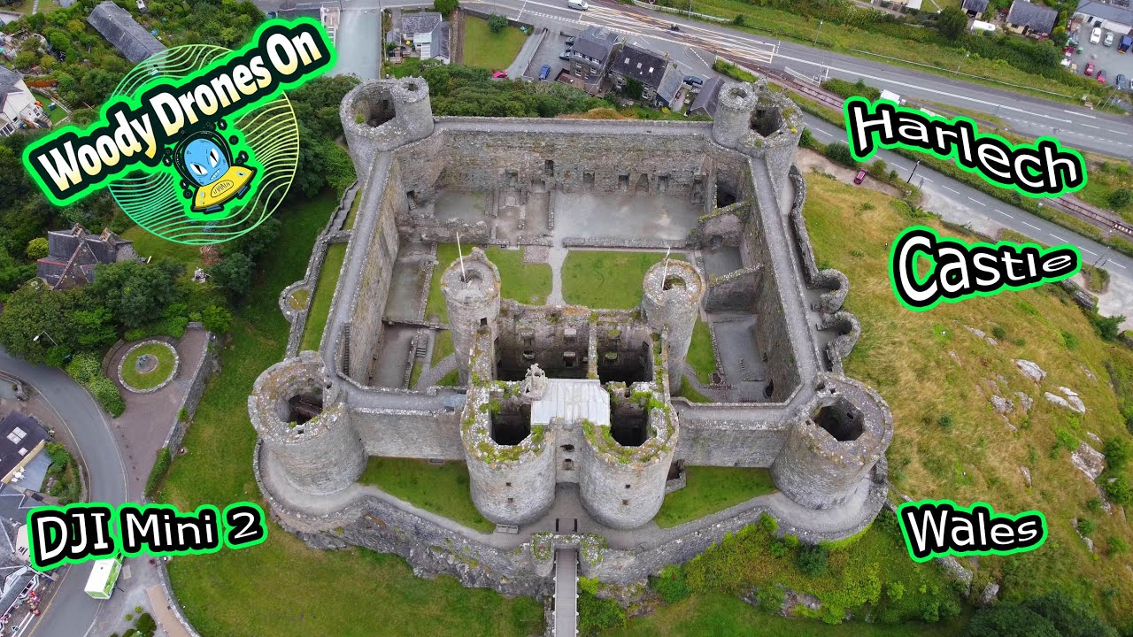 Harlech Castle, video taken 2022 by DJI Mini 2 Drone