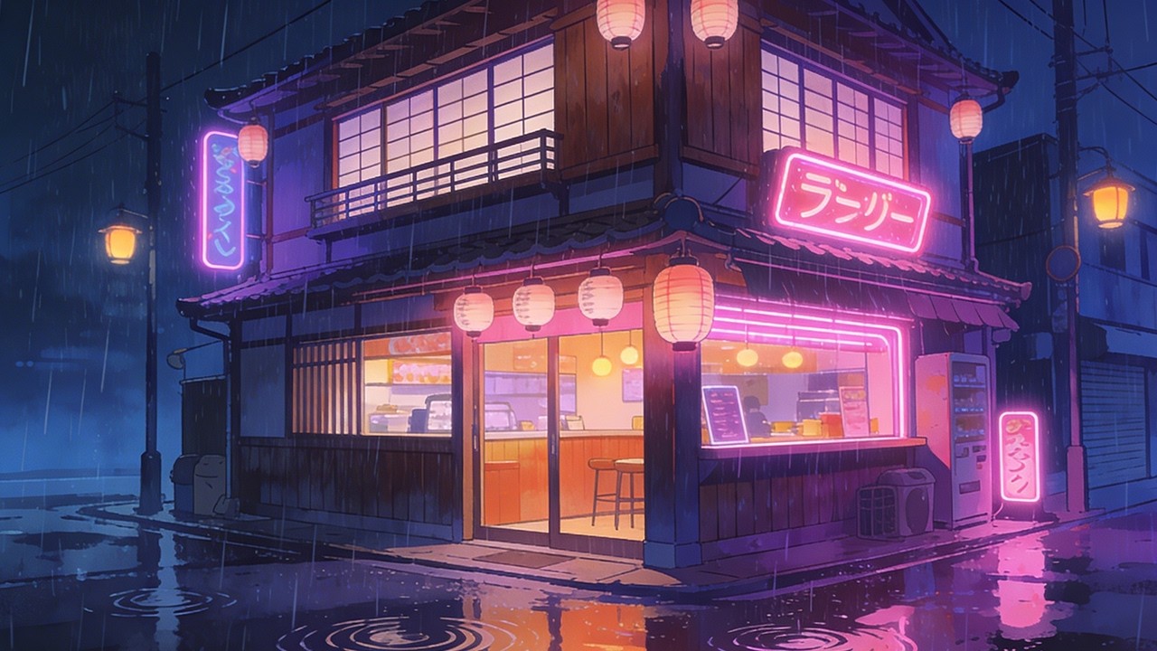 Rainy Night in Japan 🌧️ Lofi Hip Hop Mix [Beats to Sleep/Relax to]