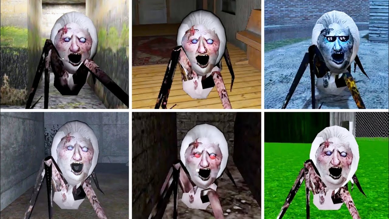 Granny 1 2 3 4 5 6 All Chapters Chase Music When Spider Mom Chase | Granny New Update Spider Mom