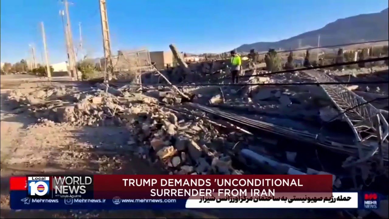 Trump rules out talks absent Iran’s ‘unconditional surrender’ as Israel strikes Lebanon