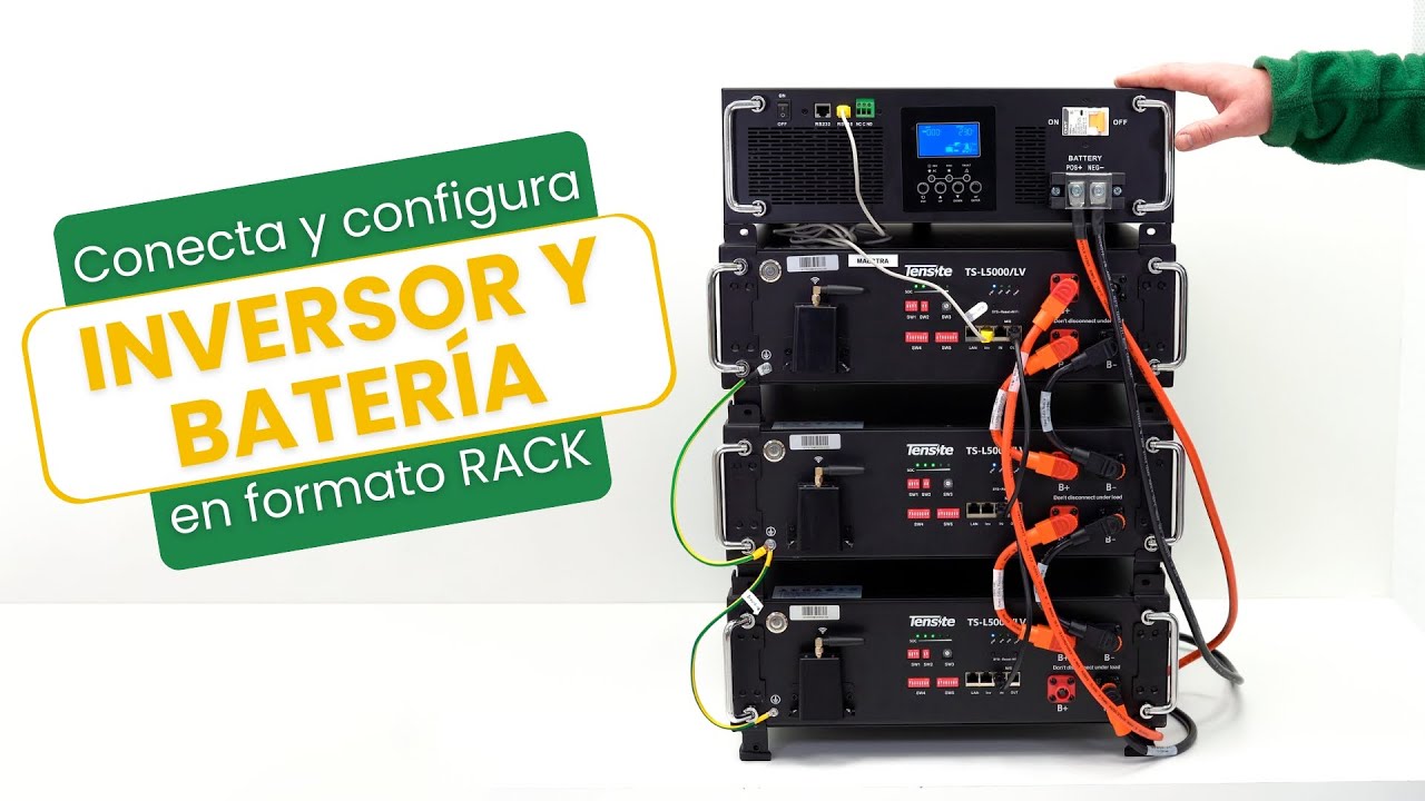 🛠Conecta y configura tu Inversor Cargador Suntaic HERO con baterías Tensite TS-L5000/LV