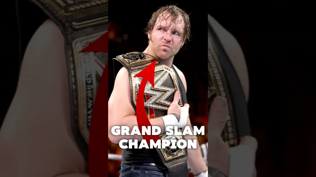 How Dean Ambrose became a Grand Slam Champion #wwe #wrestling #shorts