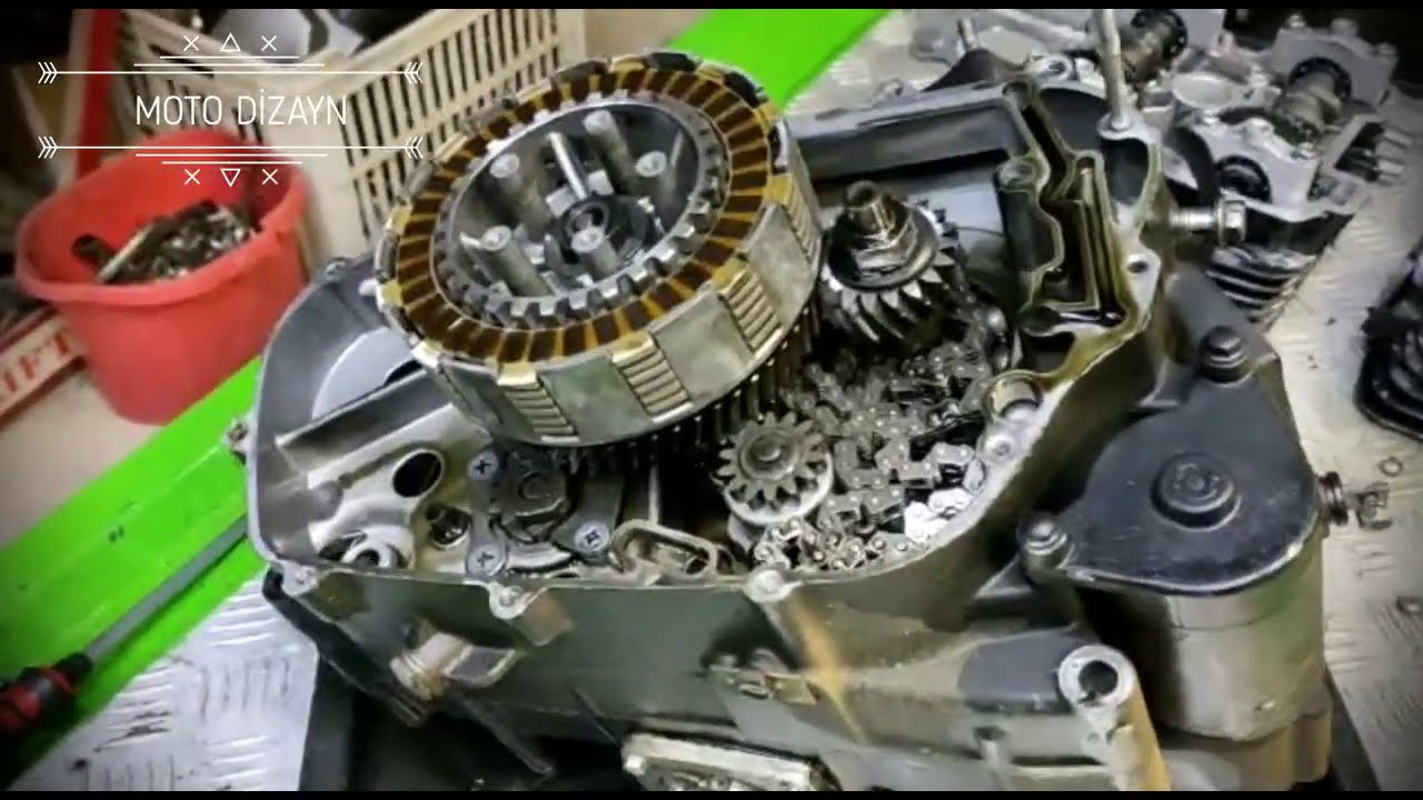 Sıfırdan Hyosung GT250 Toplama (Part 1) Engine Repair