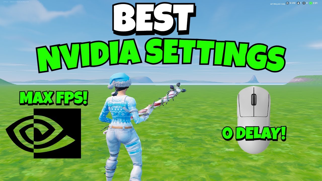 Лучшие профессиональные настройки Nvidia для повышения FPS в Fortnite! (Максимальный FPS + 0 заде...