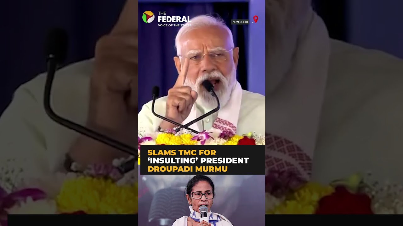PM Modi targets TMC, says people won&rsquo;t forgive &lsquo;insult&rsquo; to President