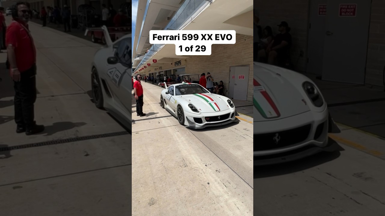Behold, the rarest of the rare, the Ferrari 599 XX EVO - one of only 29 ever produced
