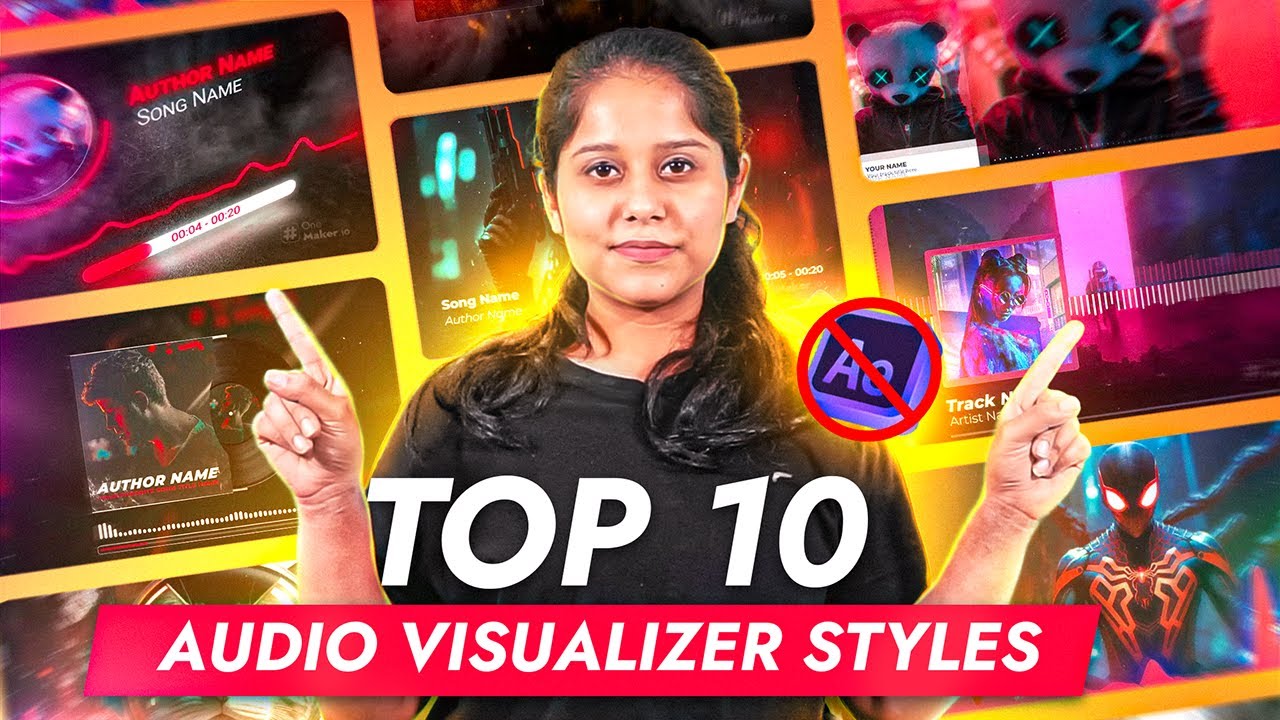 Top 10 audio visualizer Styles and how to make.