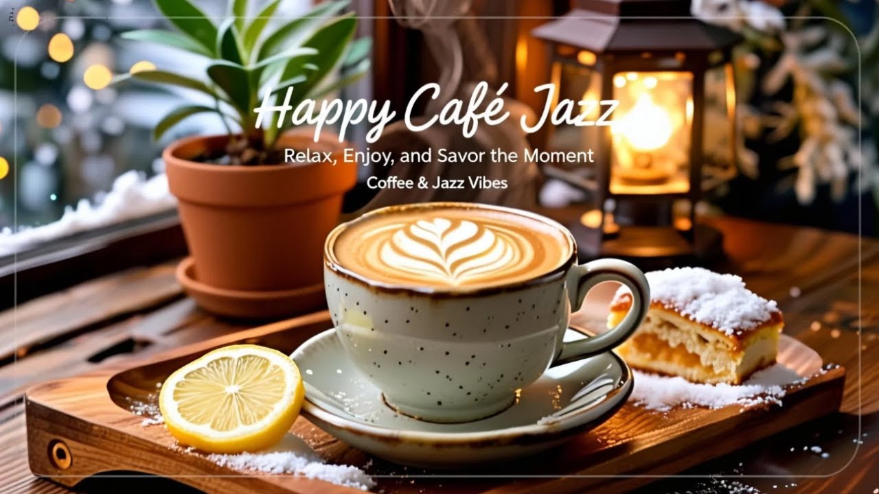 Morning Winter Jazz ☕ Happy Café Jazz, Exquisite Bossa Nova & Piano Music for Stress Relief