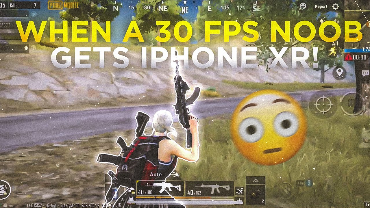 When a 30 fps Noob Gets iPhone XR! | iPhone XR | DeBrA PUBG MOBILE